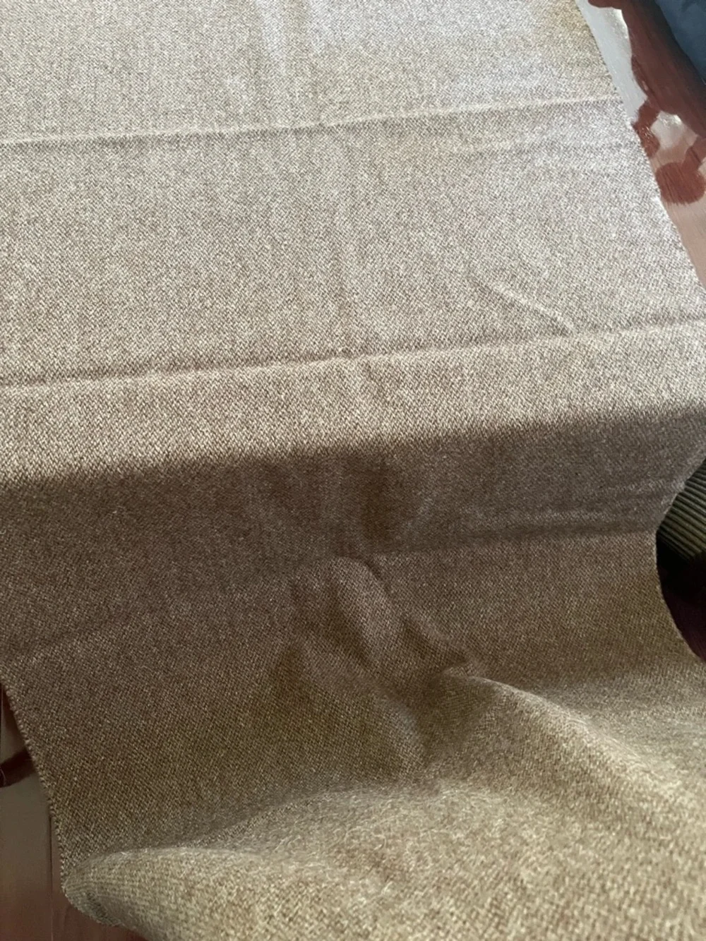 Designer Heavy Duty Textured Harris Tweed fabric- Neutral Taupe